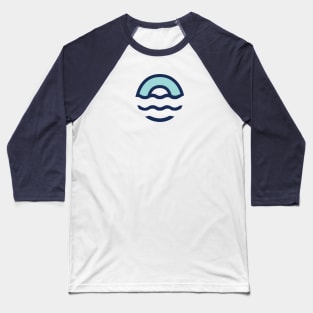 Oceanside California Logo v2 Baseball T-Shirt